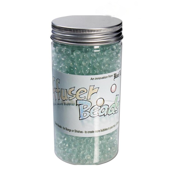 Black Leaf Glass Pearls - Diffusor Beads - Χονδρική